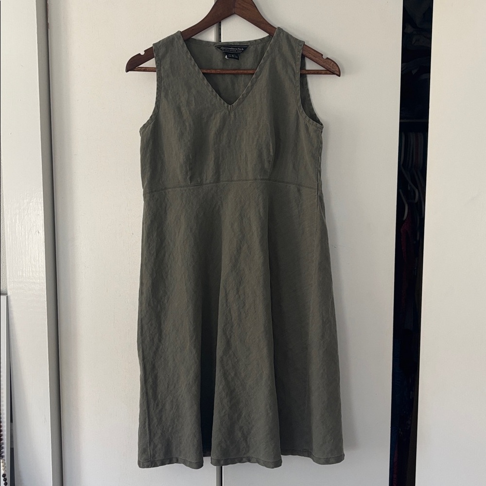 Abercrombie & Fitch Olive Mini Dress